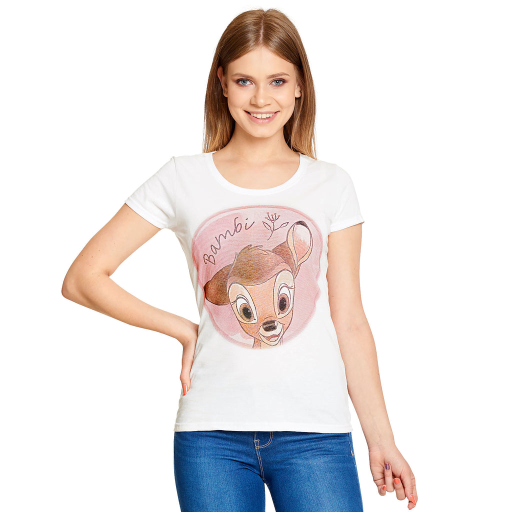 Produktbild Bambi T-shirt dam vit