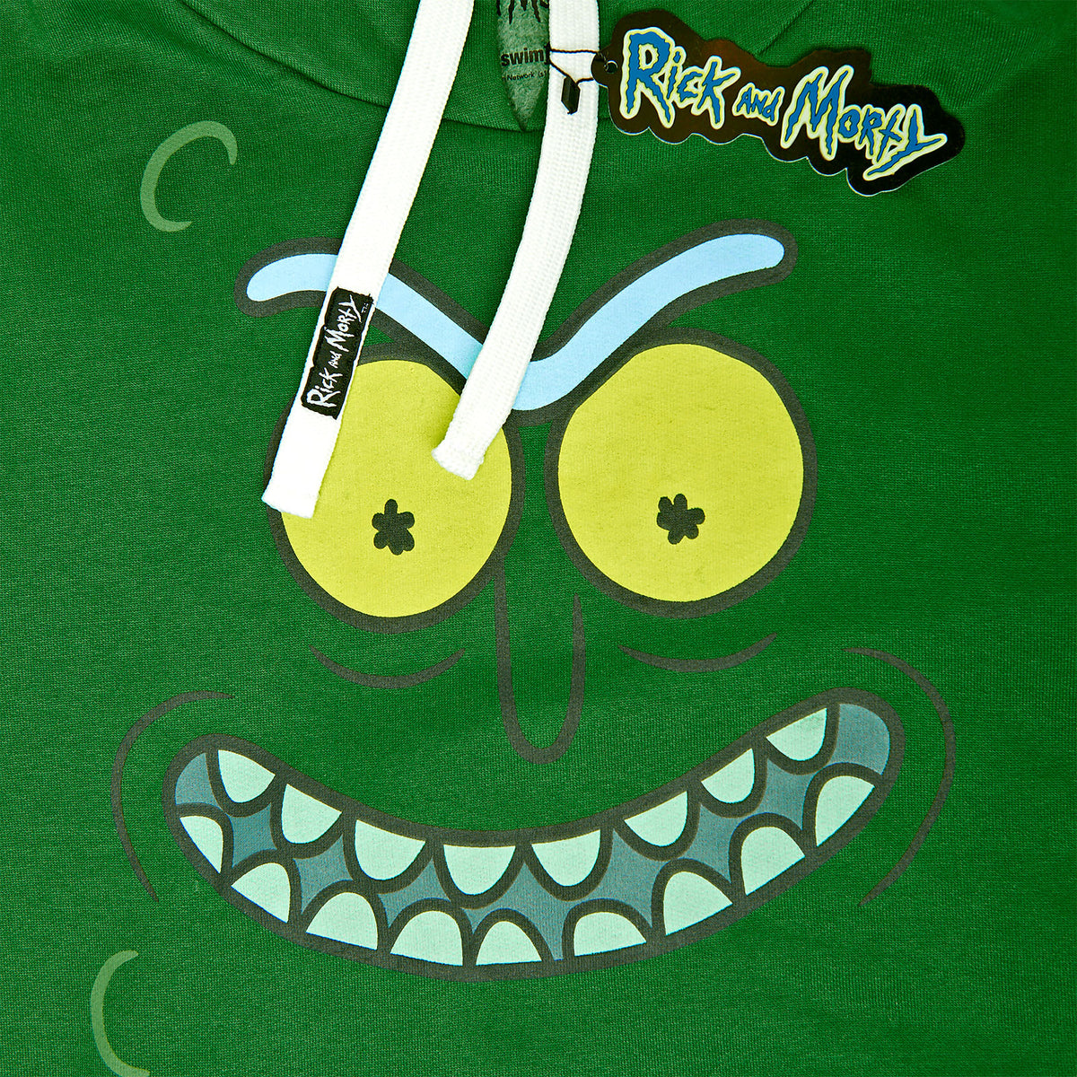 Product image Rick and Morty - Pickle Rick Face Hoodie green