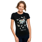 Produktbild Rick and Morty - Crazy Cat T-Shirt dam svart