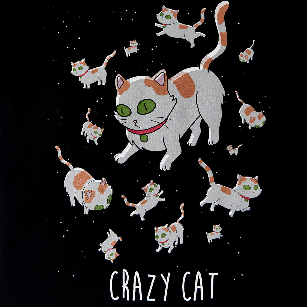 Produktbild Rick and Morty - Crazy Cat T-Shirt dam svart