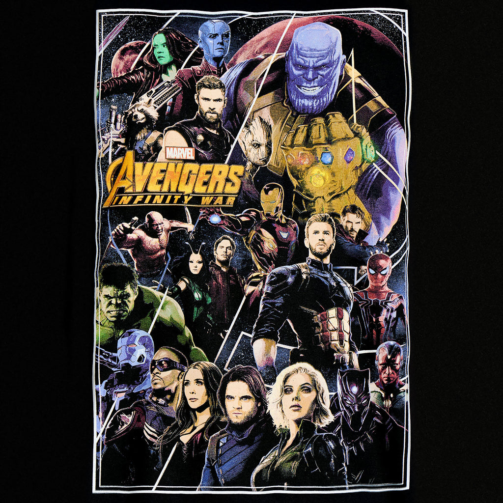 Produktbild Avengers - Infinity War Poster Collage T-shirt svart