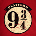 Produktbild Harry Potter - 9 3/4 T-shirt Barn röd