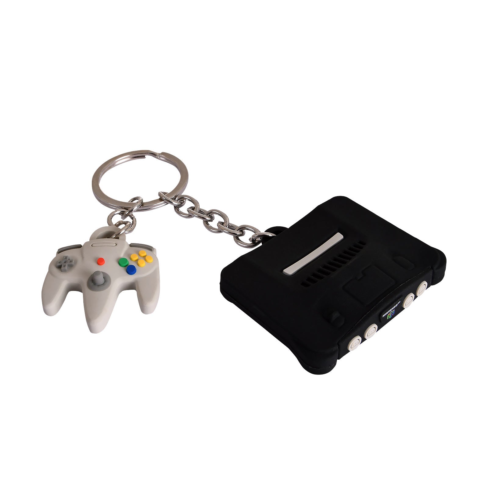 Produktbild Nintendo - nyckelring med N64-konsol och kontroll
