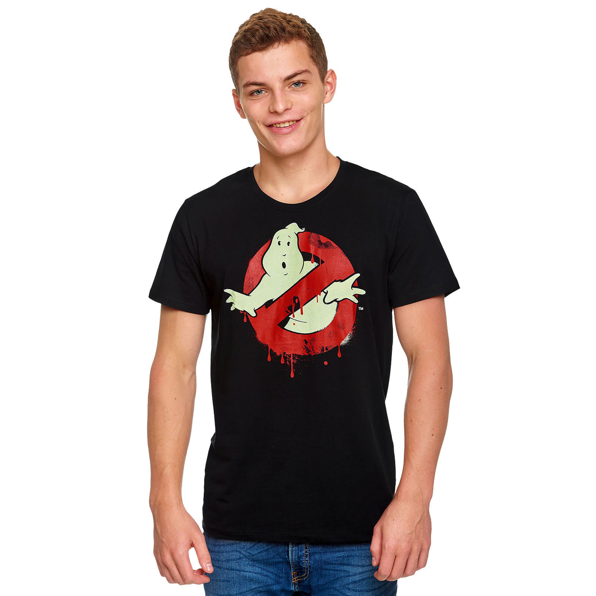 Produktbild Ghostbusters - Glow in the Dark Logotyp T-shirt