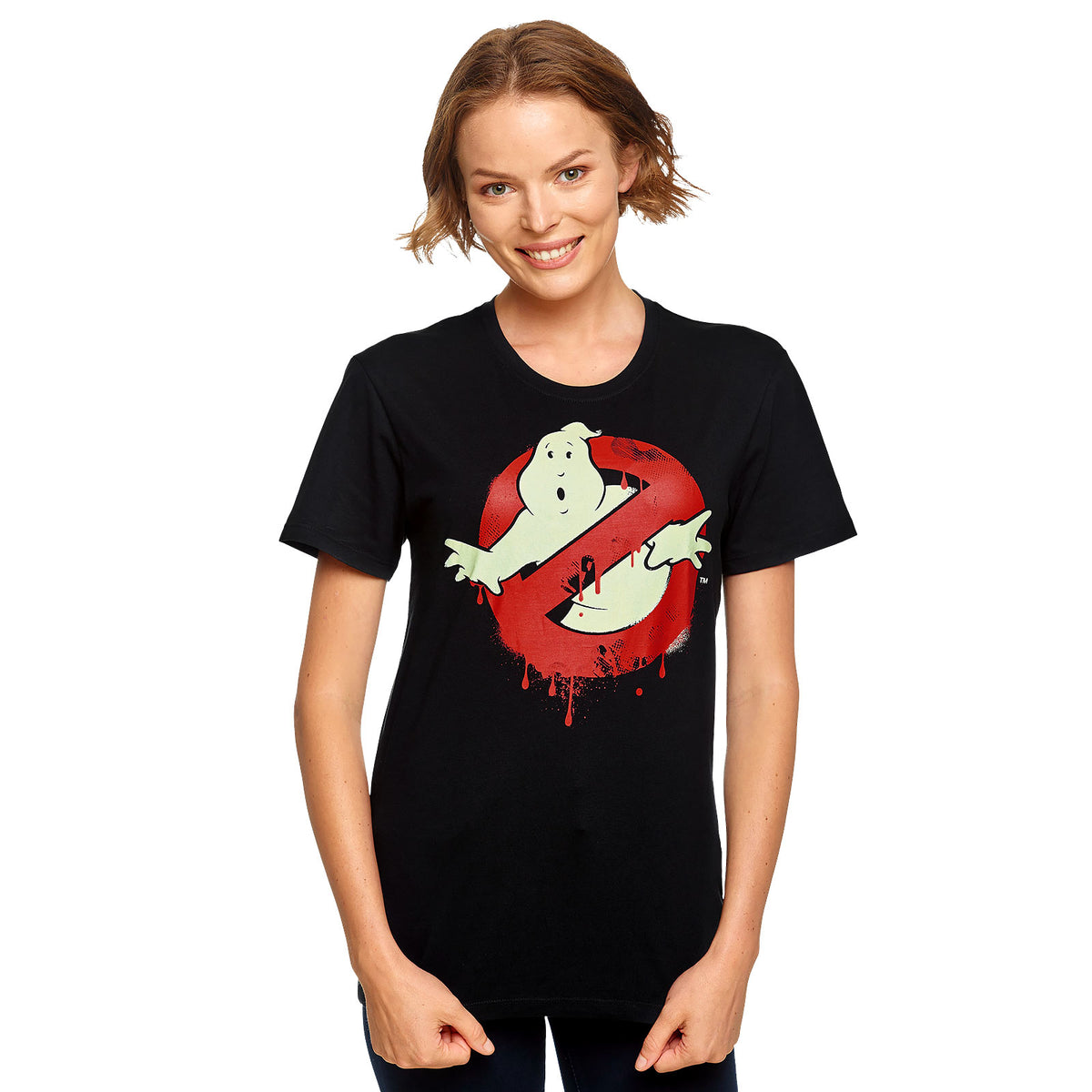 Produktbild Ghostbusters - Glow in the Dark Logotyp T-shirt