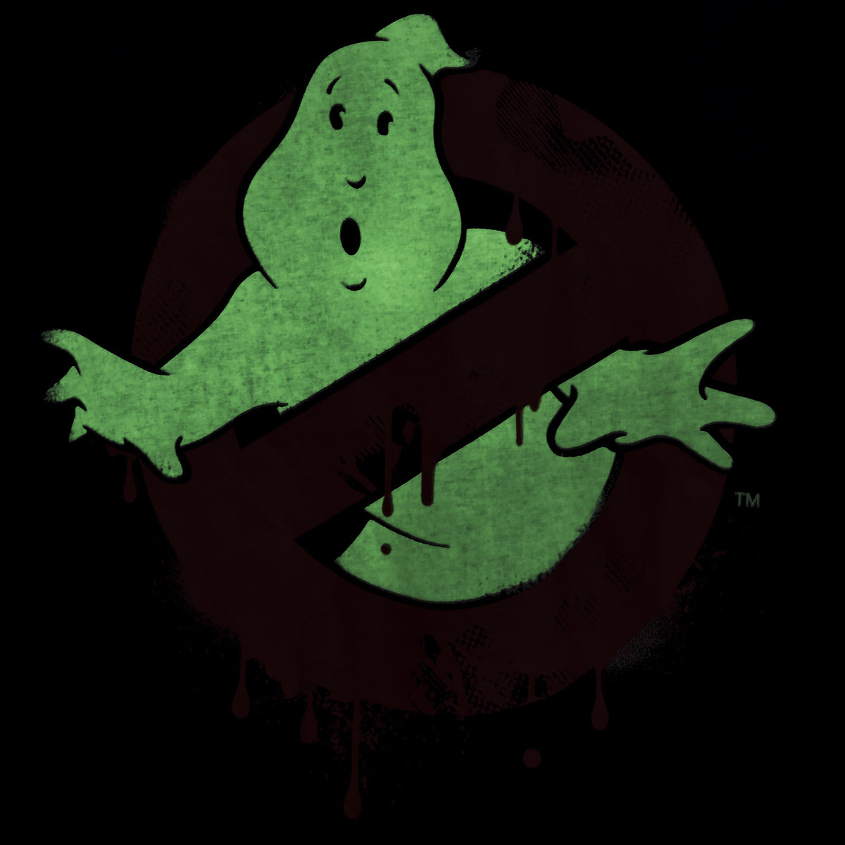 Produktbild Ghostbusters - Glow in the Dark Logotyp T-shirt