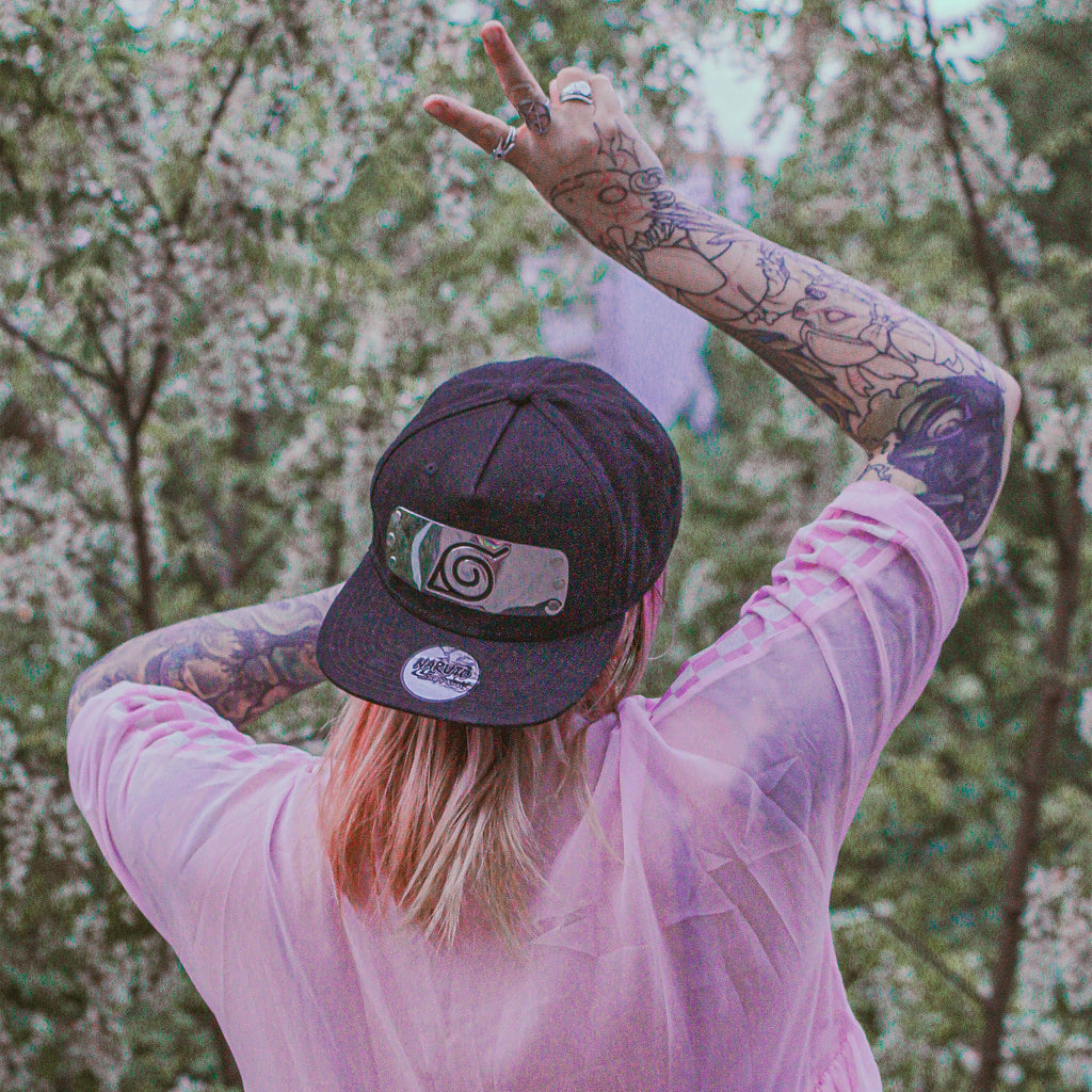Produktbild Naruto - Konoha Metall Symbol Snapback Keps