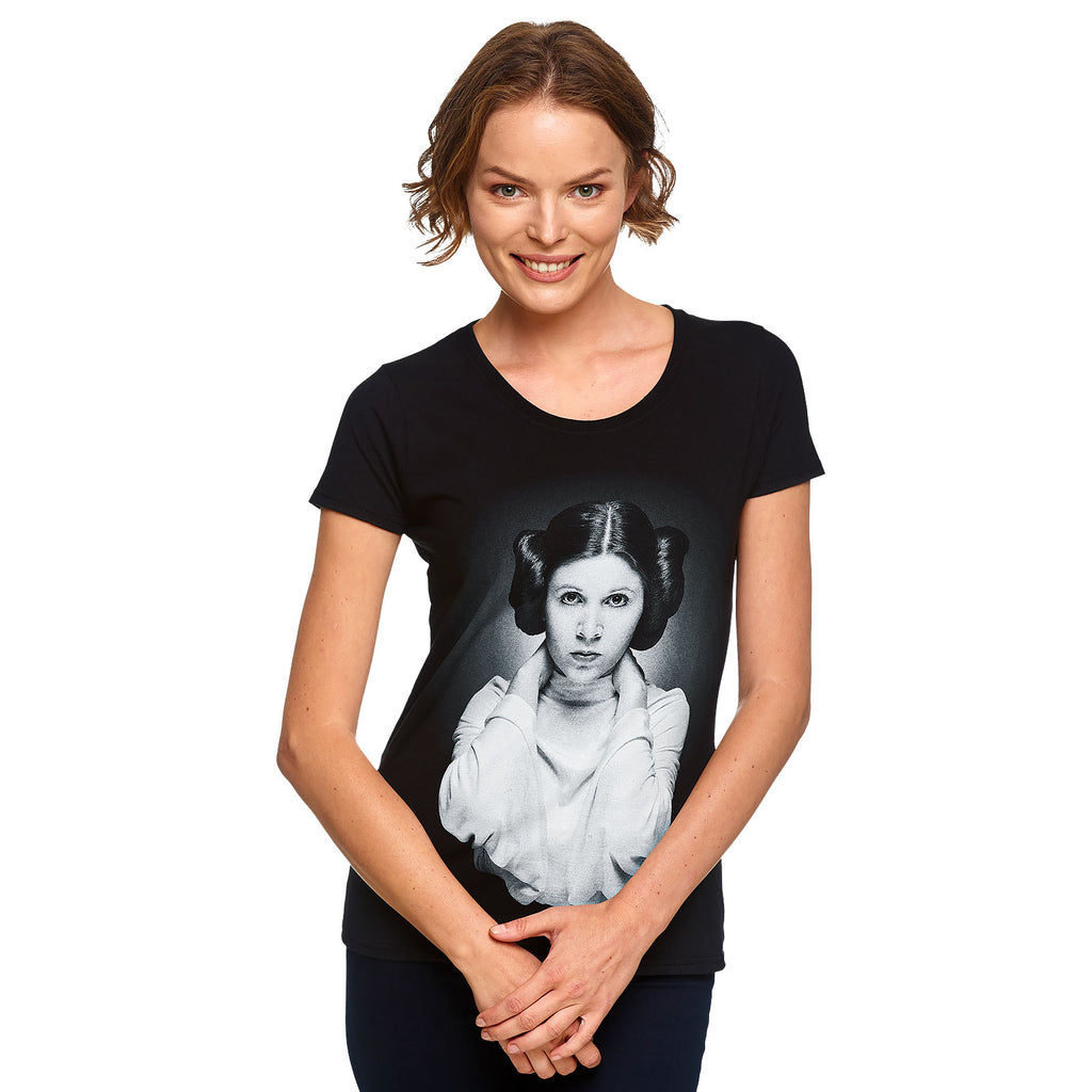Produktbild Star Wars - Leia Porträtt T-shirt dam svart
