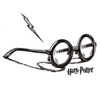 Produktbild Harry Potter - Glasögon Linne vit