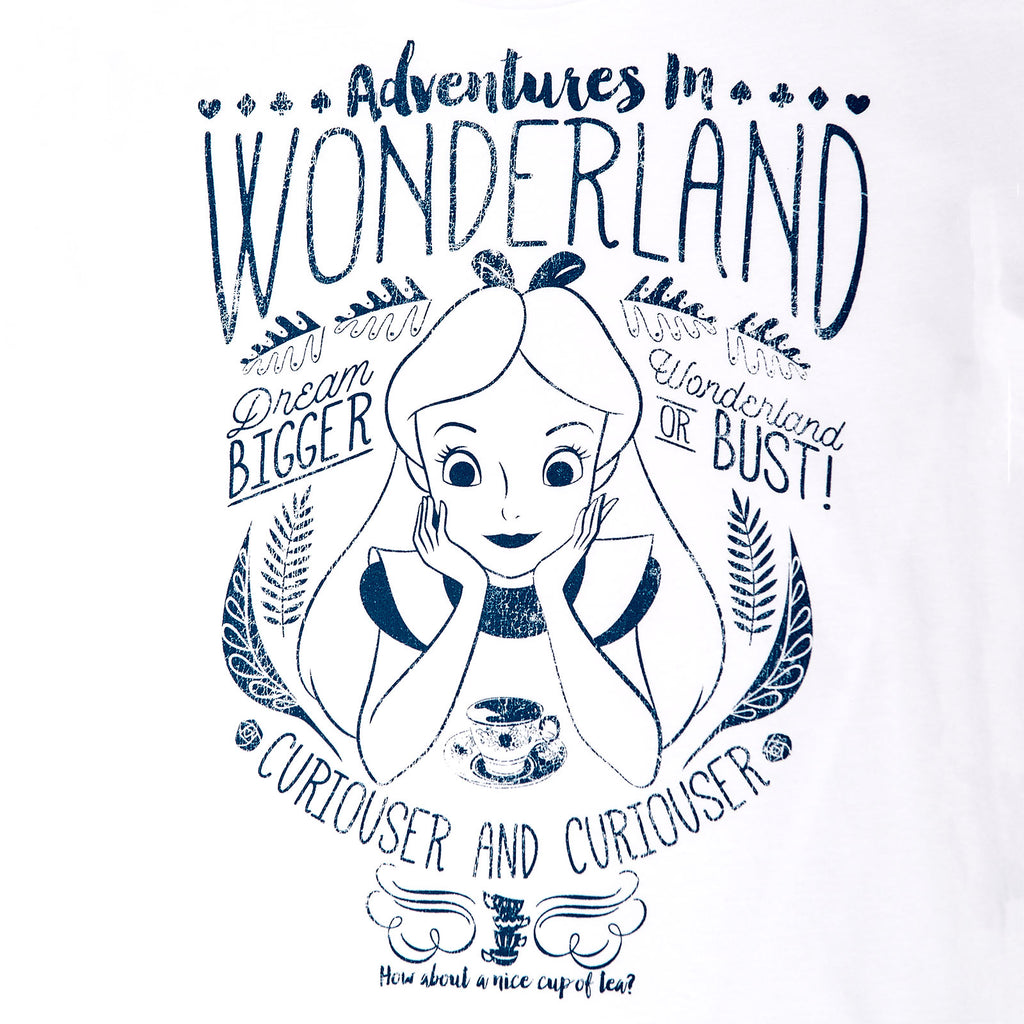 Product image Alice in Wonderland - Adventures in Wonderland Women's T-Shirt White