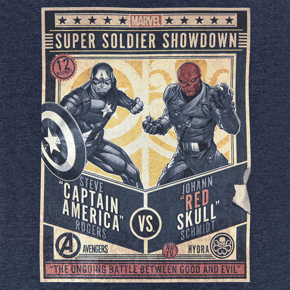Produktbild Captain America - Super Soldier Showdown T-shirt blå