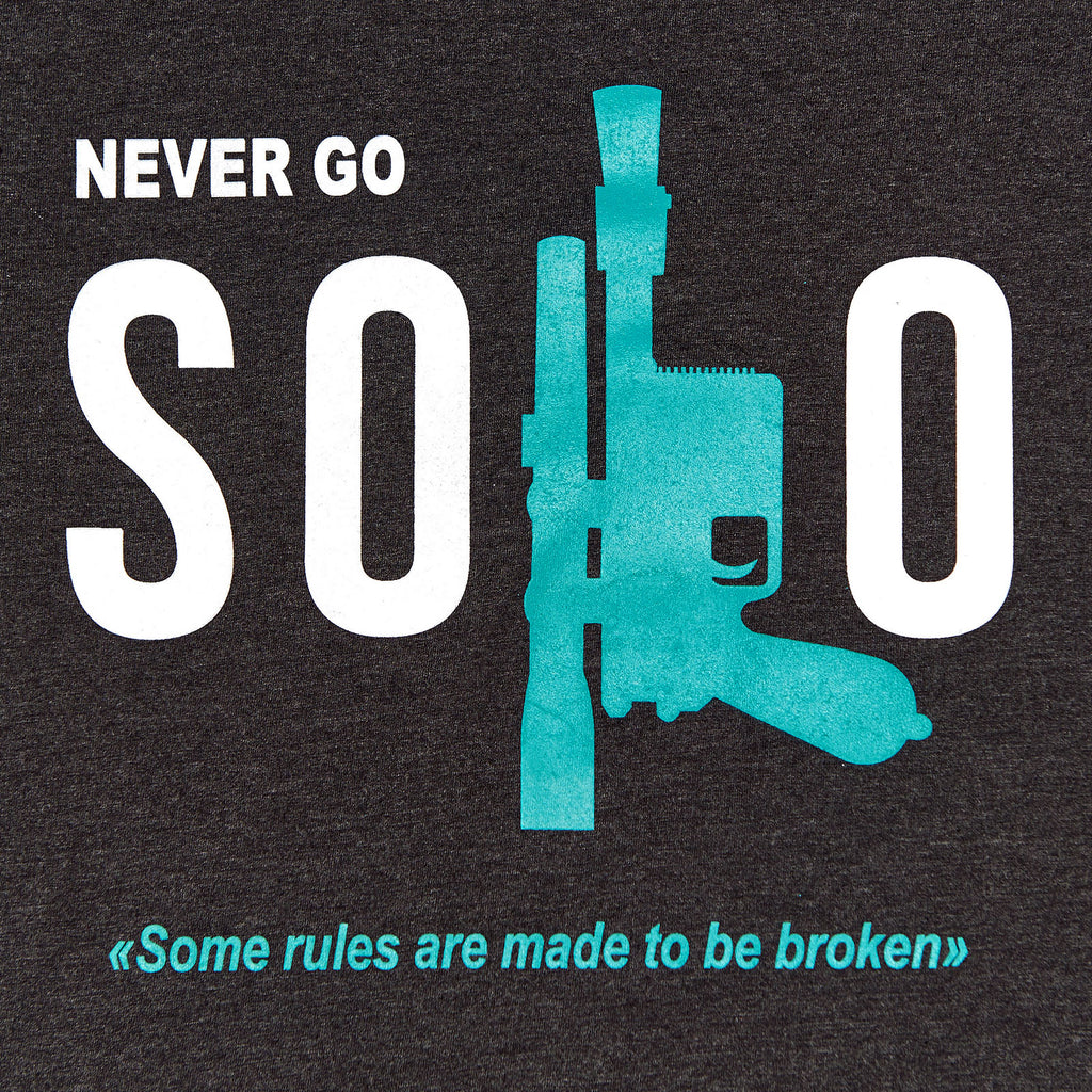Produktbild Star Wars - Never Go Solo T-shirt grå
