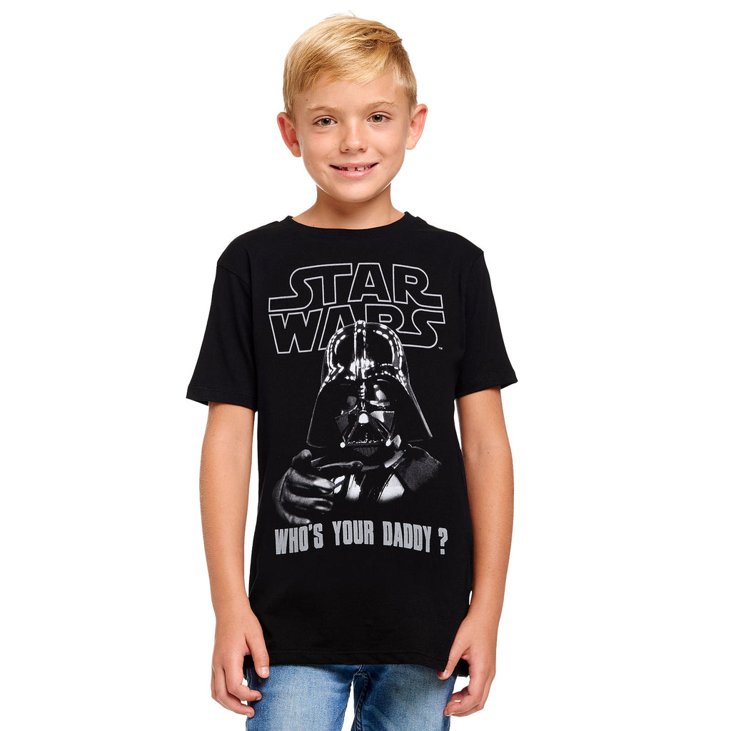 Produktbild Star Wars - Darth Vader Who's Your Daddy T-shirt barn svart