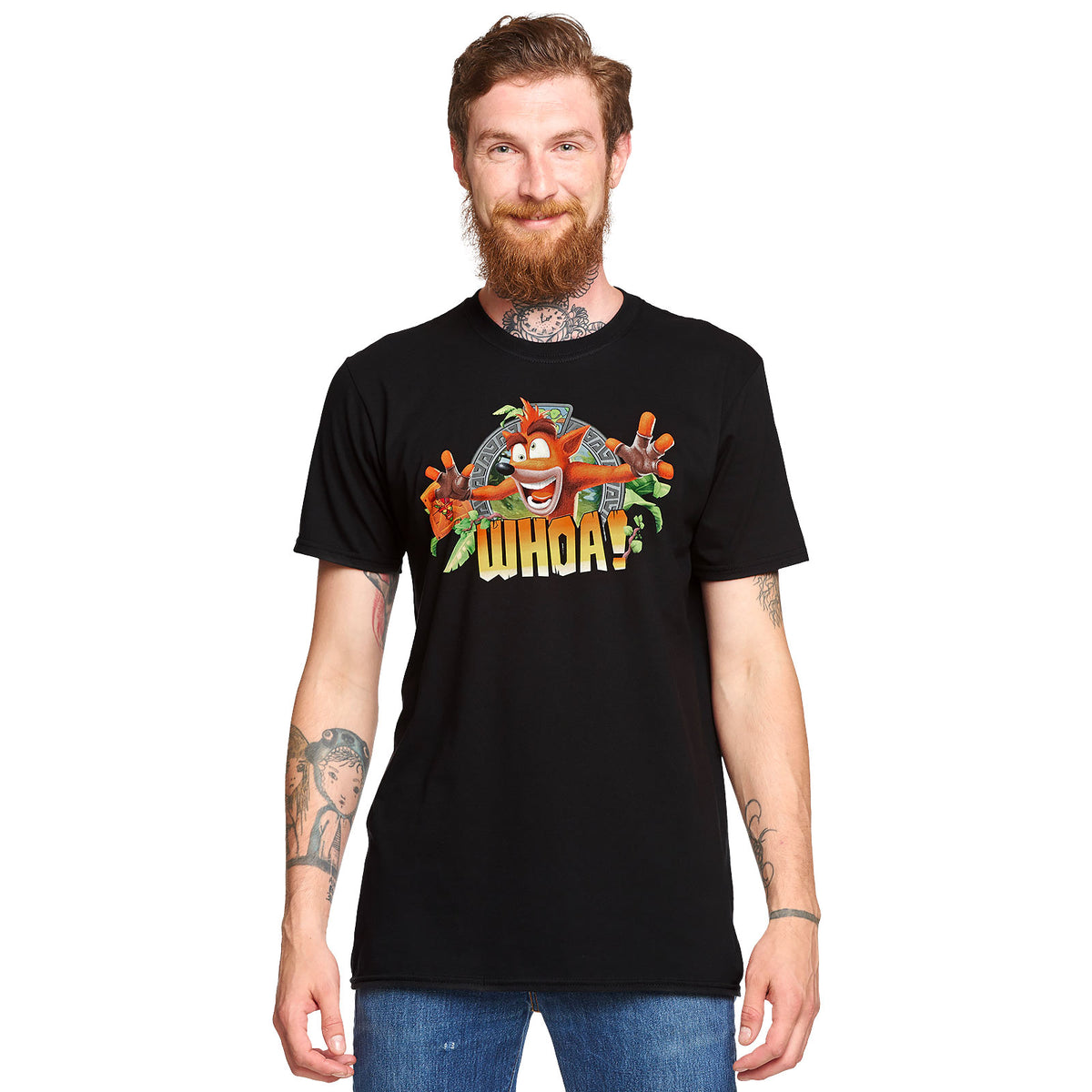 Produktbild Crash Bandicoot - Whoa T-shirt svart