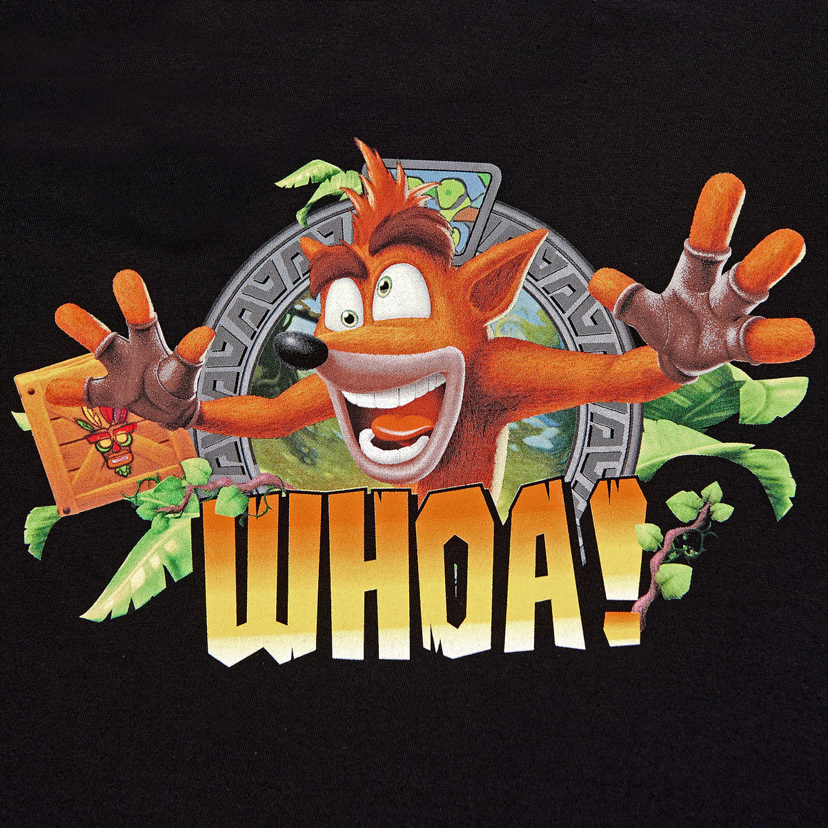 Produktbild Crash Bandicoot - Whoa T-shirt svart