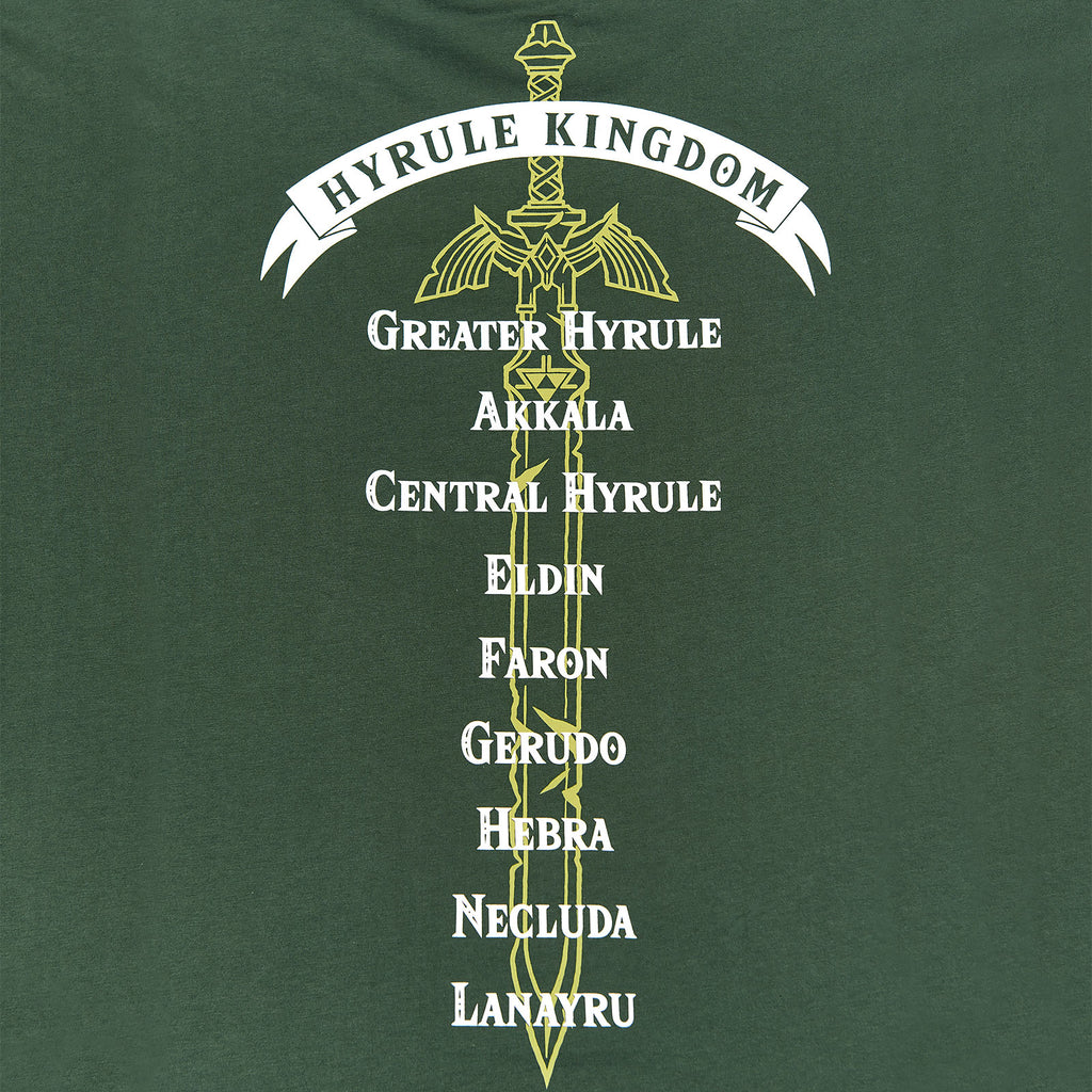 Produktbild Zelda - Hyrule Kingdom Tour T-shirt grön