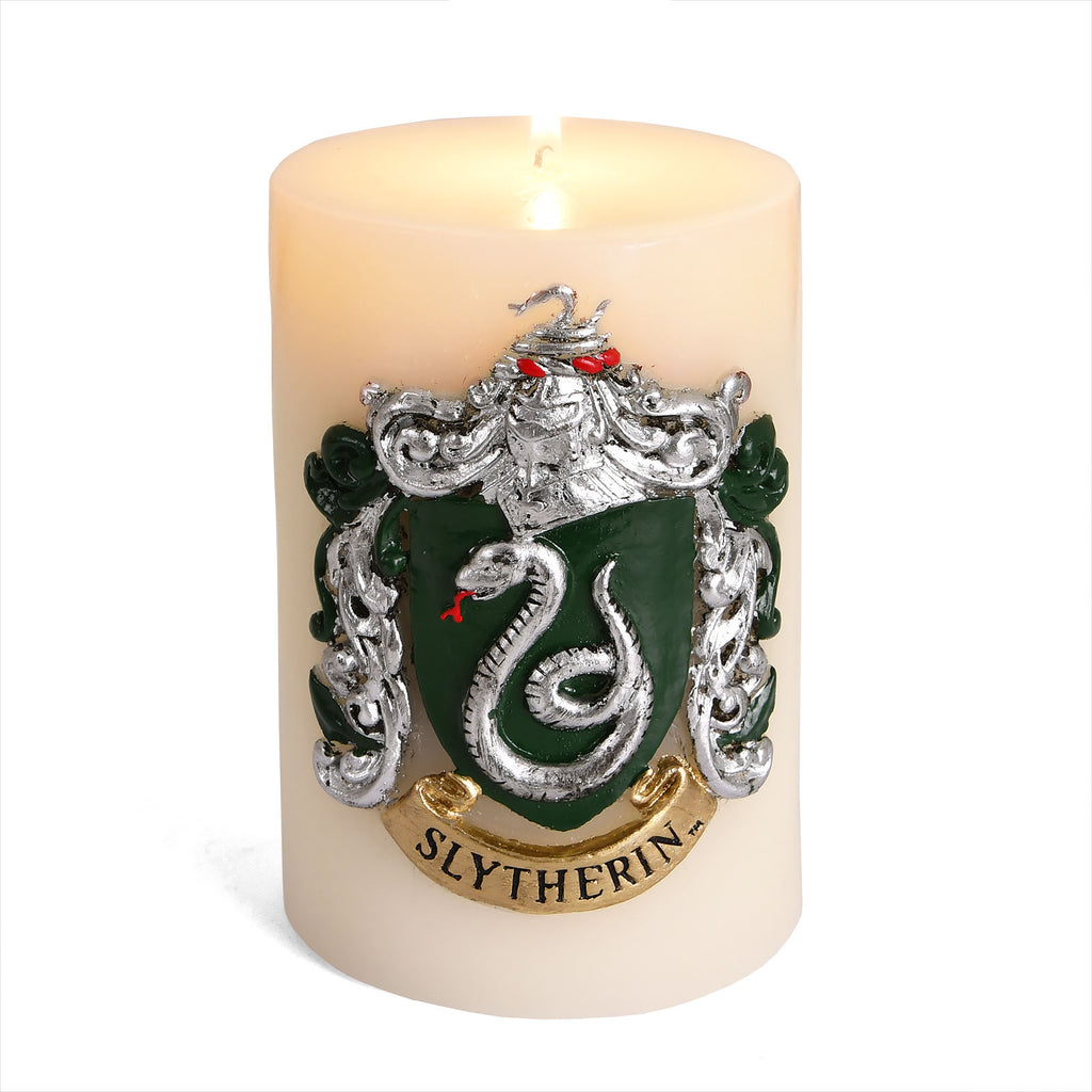 Produktbild Harry Potter - Slytherin XL-ljus med vapensköld