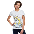 Produktbild Alice i Underlandet - Porträtt T-shirt Dam Vit