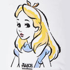 Produktbild Alice i Underlandet - Porträtt T-shirt Dam Vit