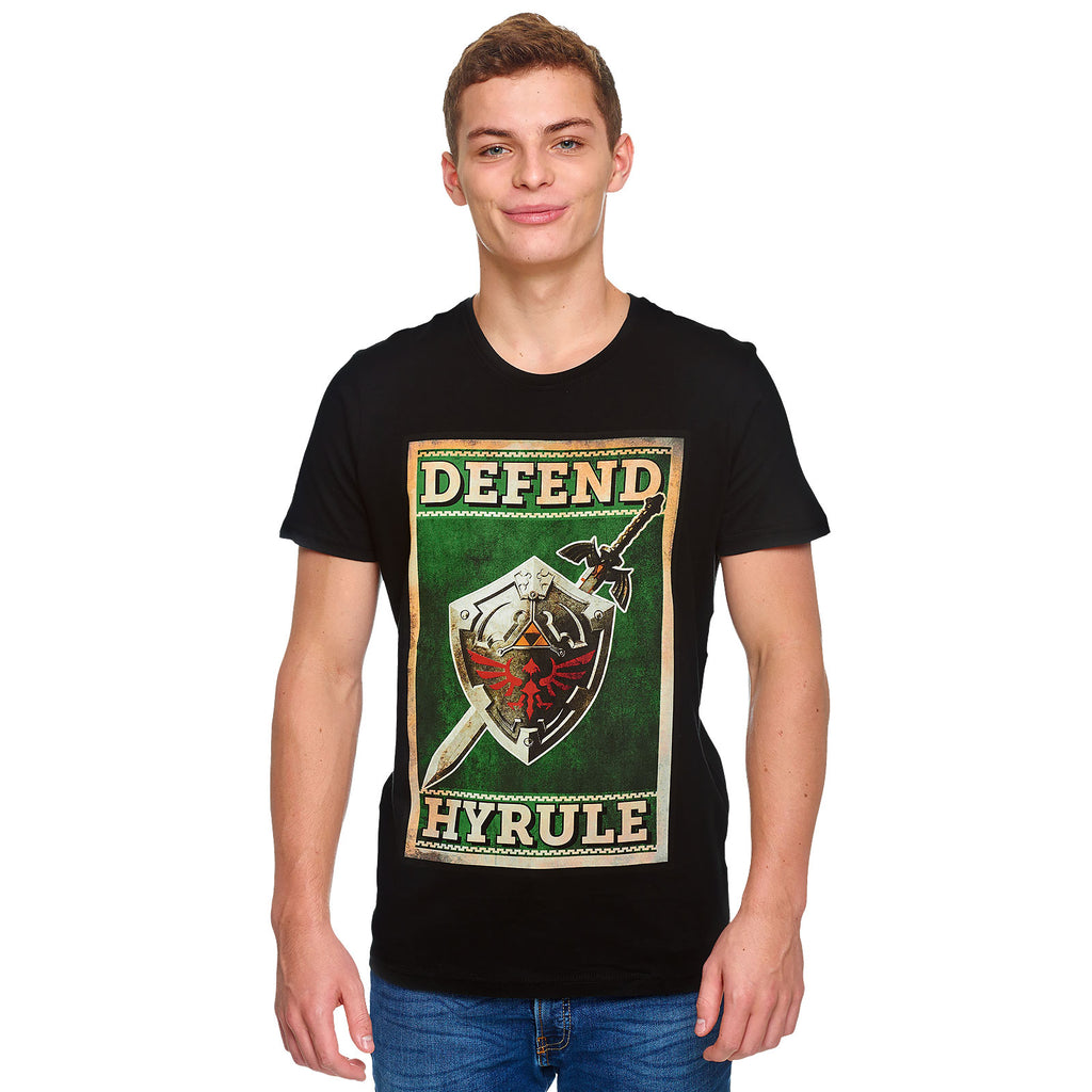 Produktbild Zelda - Defend Hyrule Propaganda Poster T-shirt svart