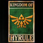 Produktbild Zelda - Kingdom of Hyrule Propaganda Poster T-Shirt svart