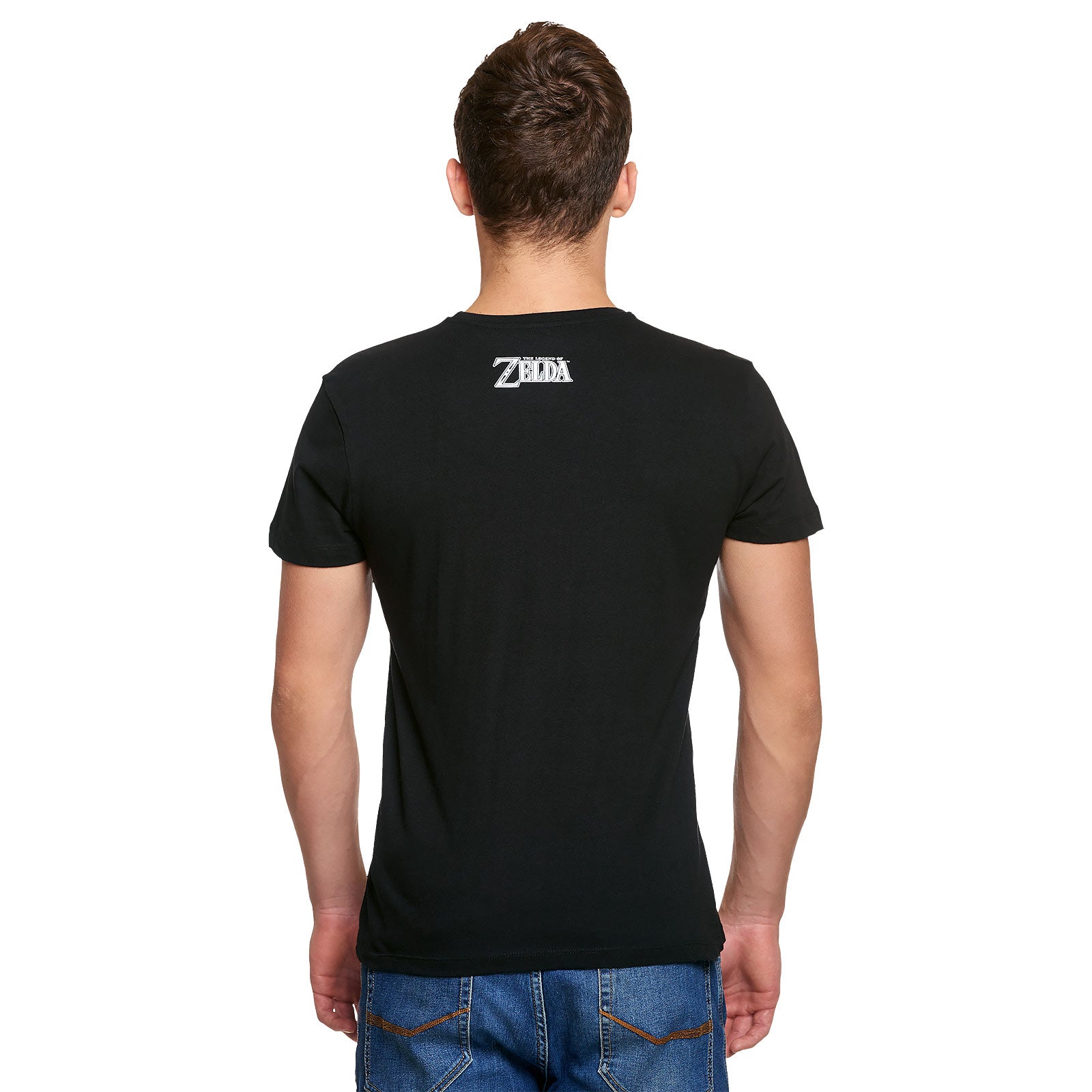 Produktbild Zelda - Link Triforce Propaganda Poster T-Shirt svart