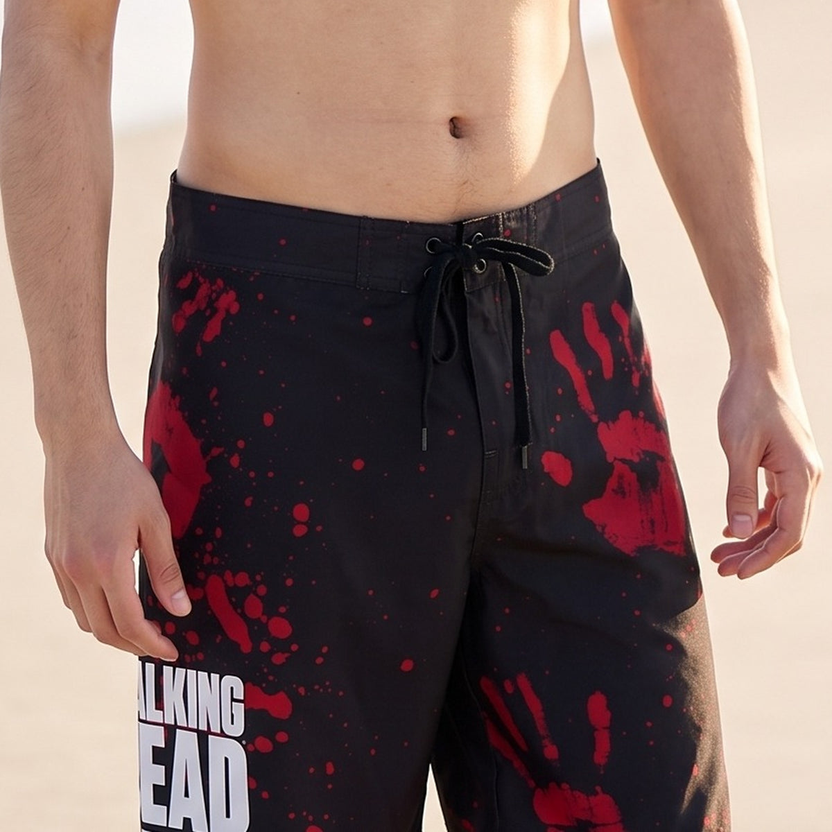 Produktbild Walking Dead - Blood Hands Badshorts svart