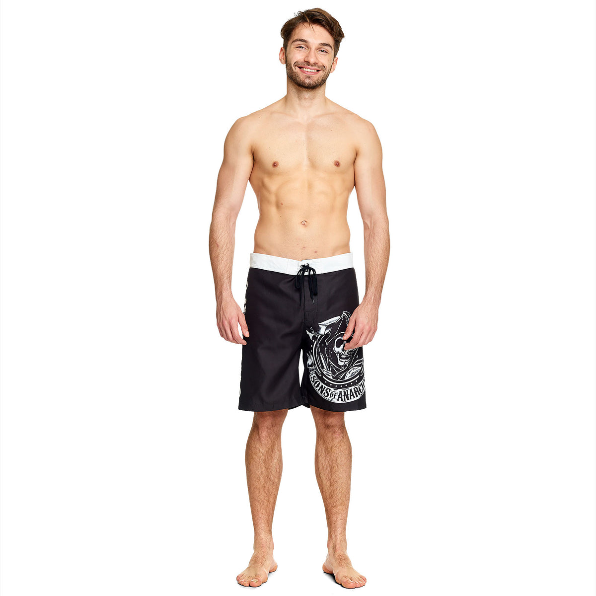 Produktbild Sons of Anarchy - Reaper Logo Badshorts svart