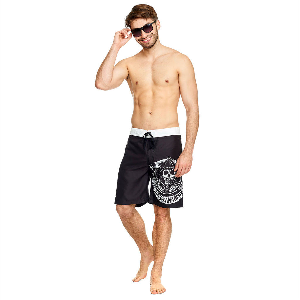 Produktbild Sons of Anarchy - Reaper Logo Badshorts svart