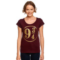 Produktbild Harry Potter - Plattform 9 3/4 T-shirt för damer röd