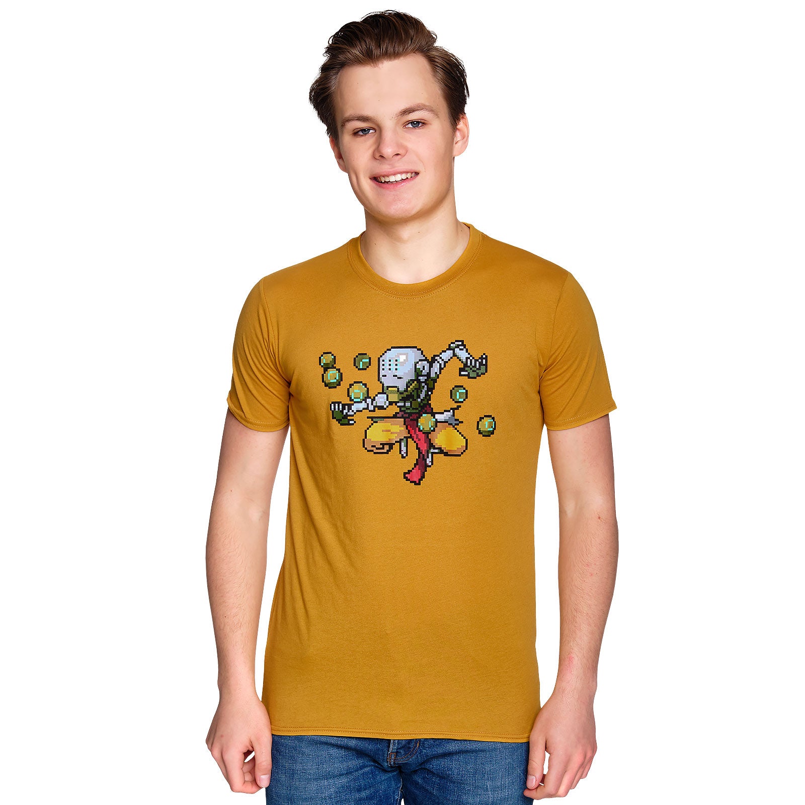 Produktbild Overwatch - Zenyatta Pixel T-shirt gul