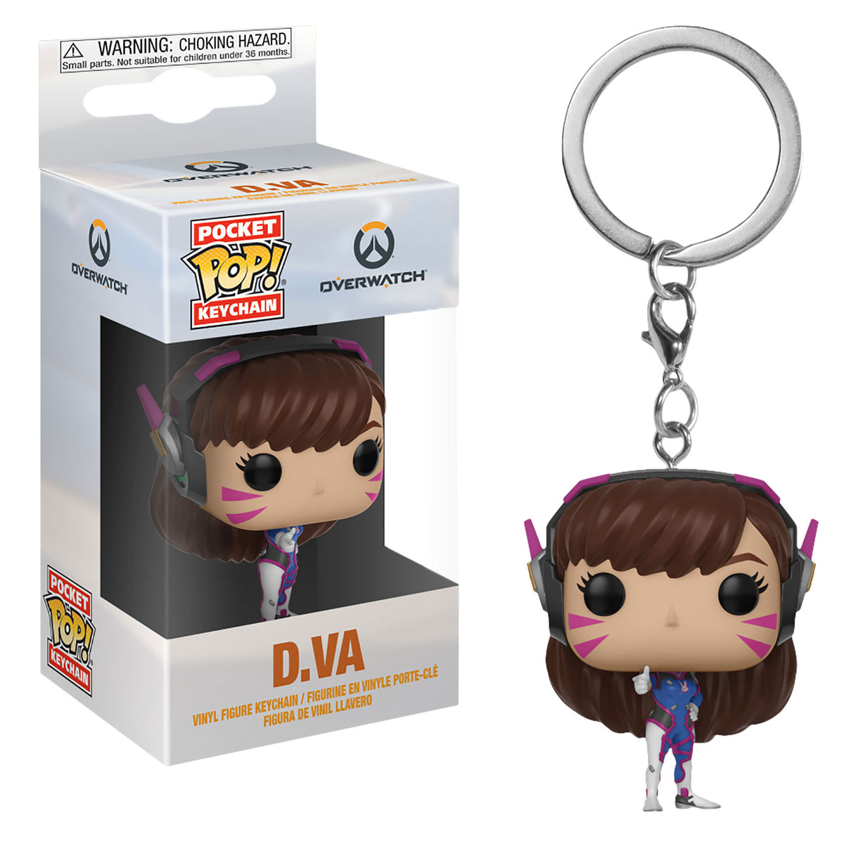 Produktbild Overwatch - D.VA Funko Pop nyckelring