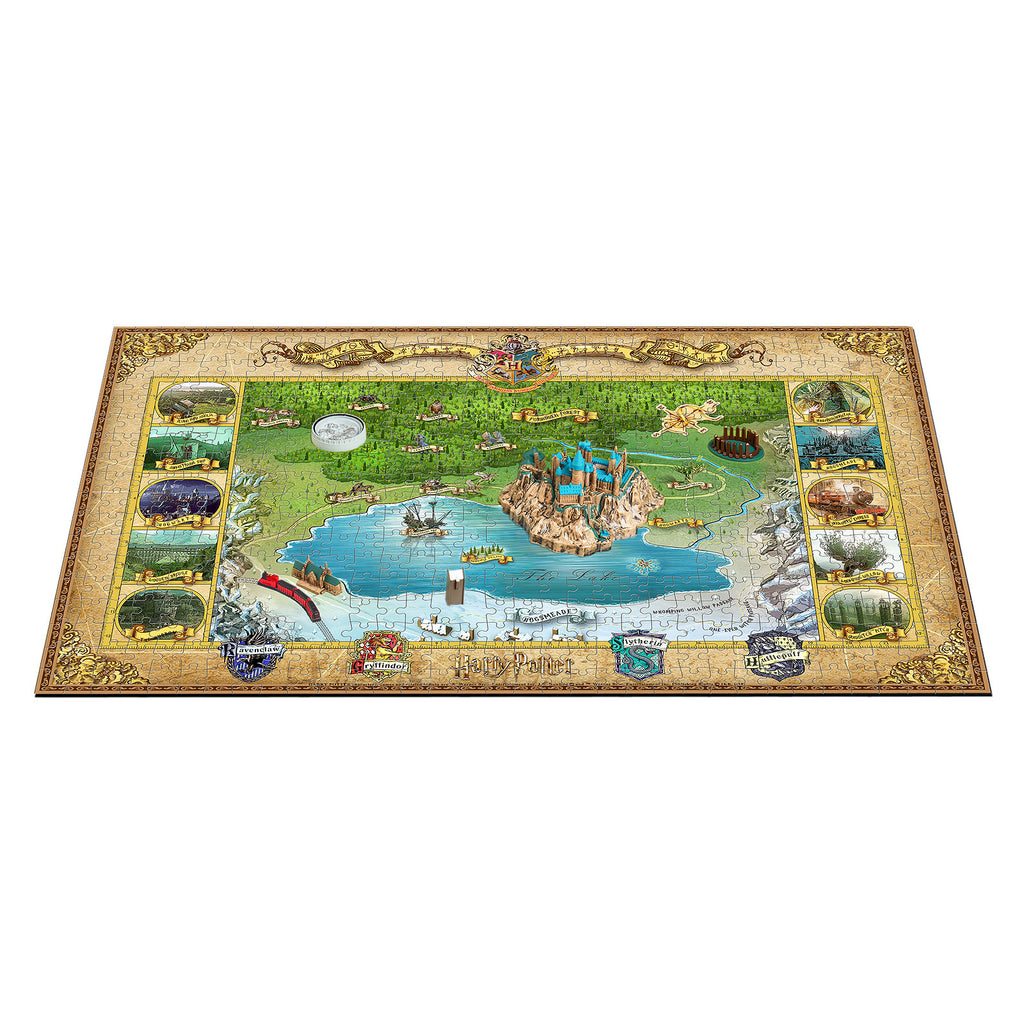 Produktbild Harry Potter - Hogwarts 4D Mini Puzzle