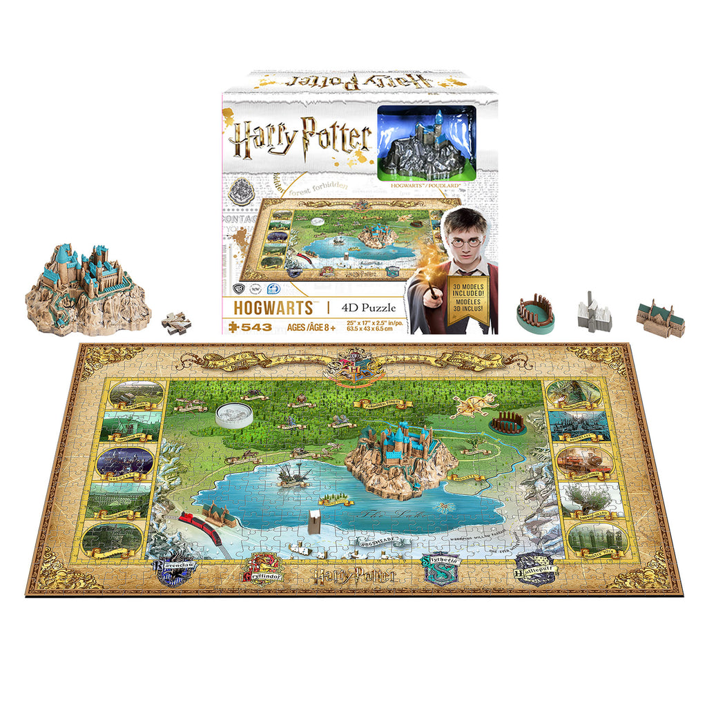 Produktbild Harry Potter - Hogwarts 4D Mini Puzzle