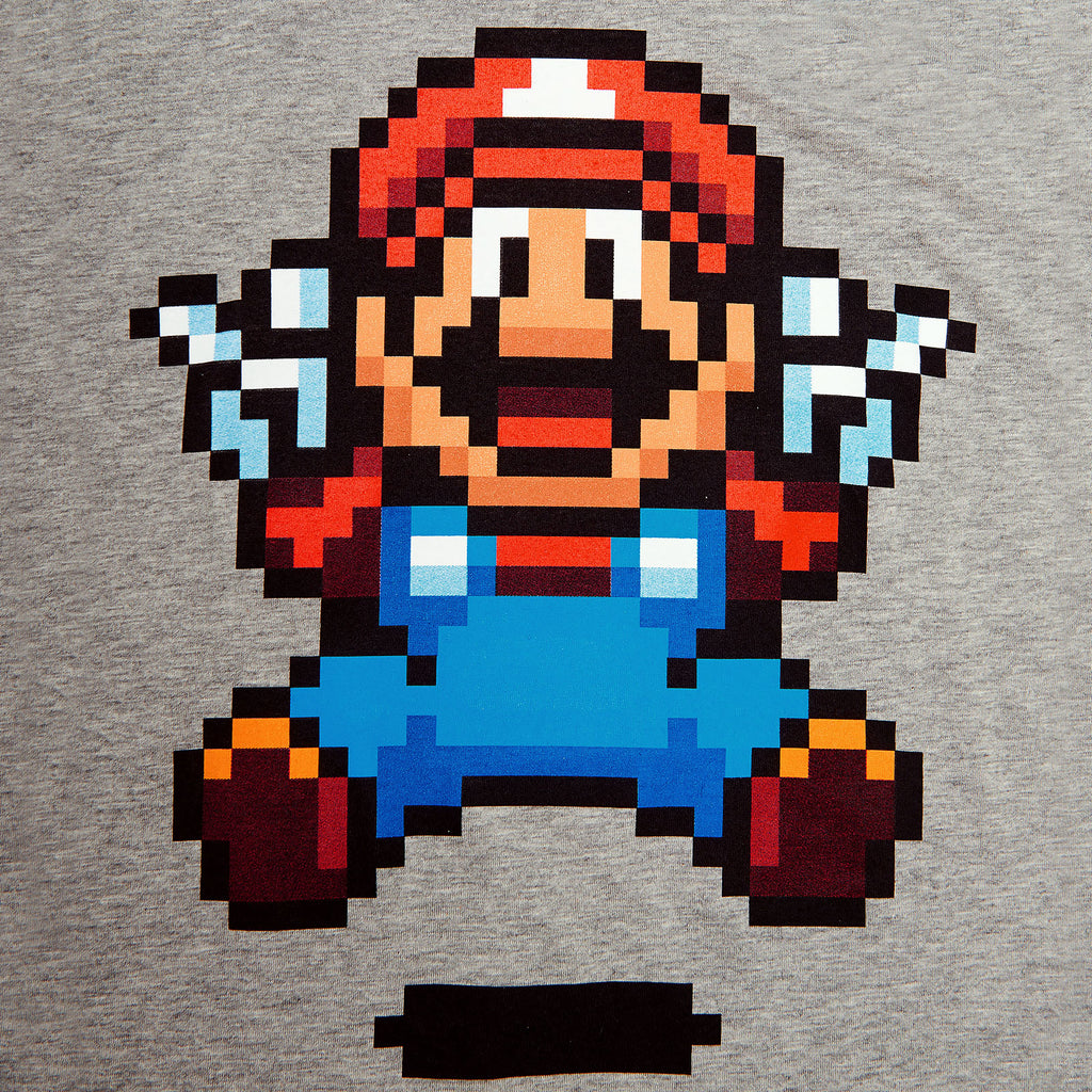 Produktbild Super Mario - Jump Pixel T-shirt dam grå