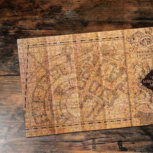 Produktbild Harry Potter - Premium-pussel med Marodörkartan