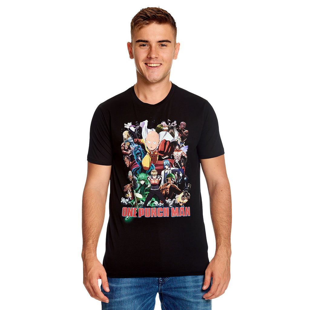Produktbild One Punch Man - Collage T-shirt svart