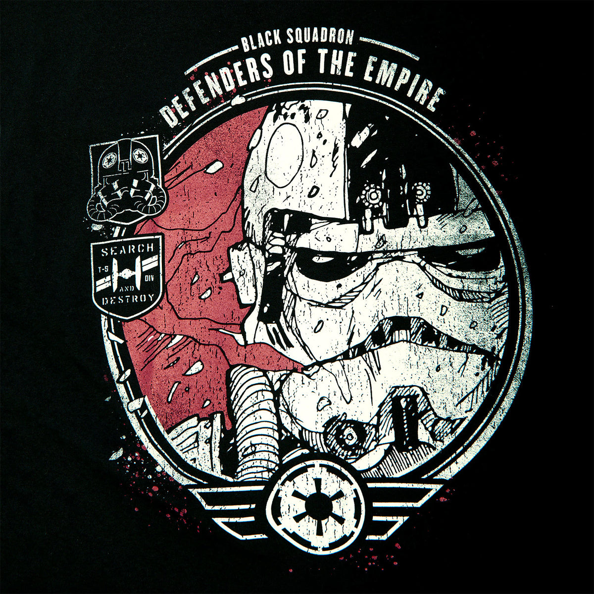 Produktbild Star Wars - Black Squadron T-shirt svart