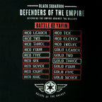 Produktbild Star Wars - Black Squadron T-shirt svart