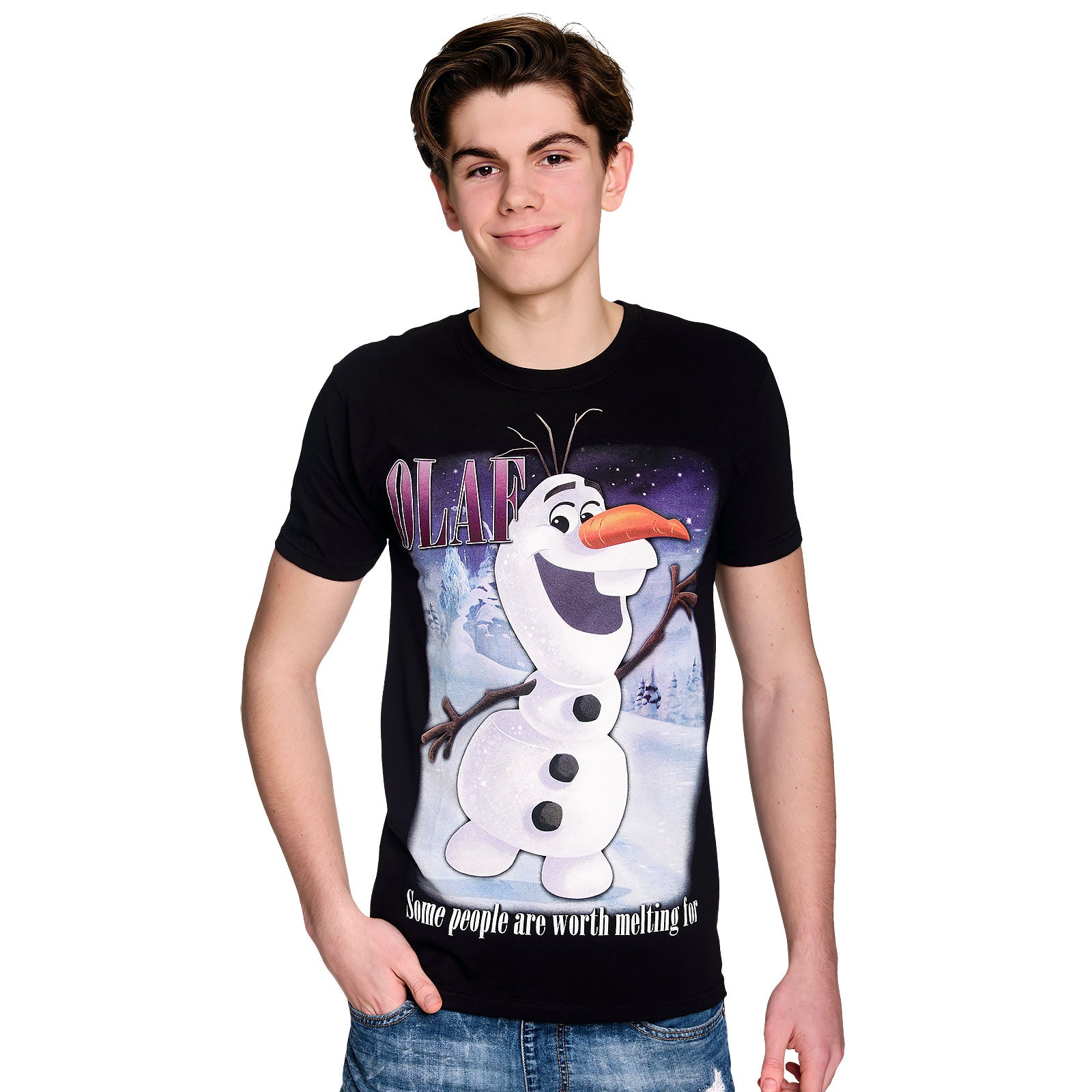 Produktbild Frozen - Olaf Worth Melting For T-shirt svart