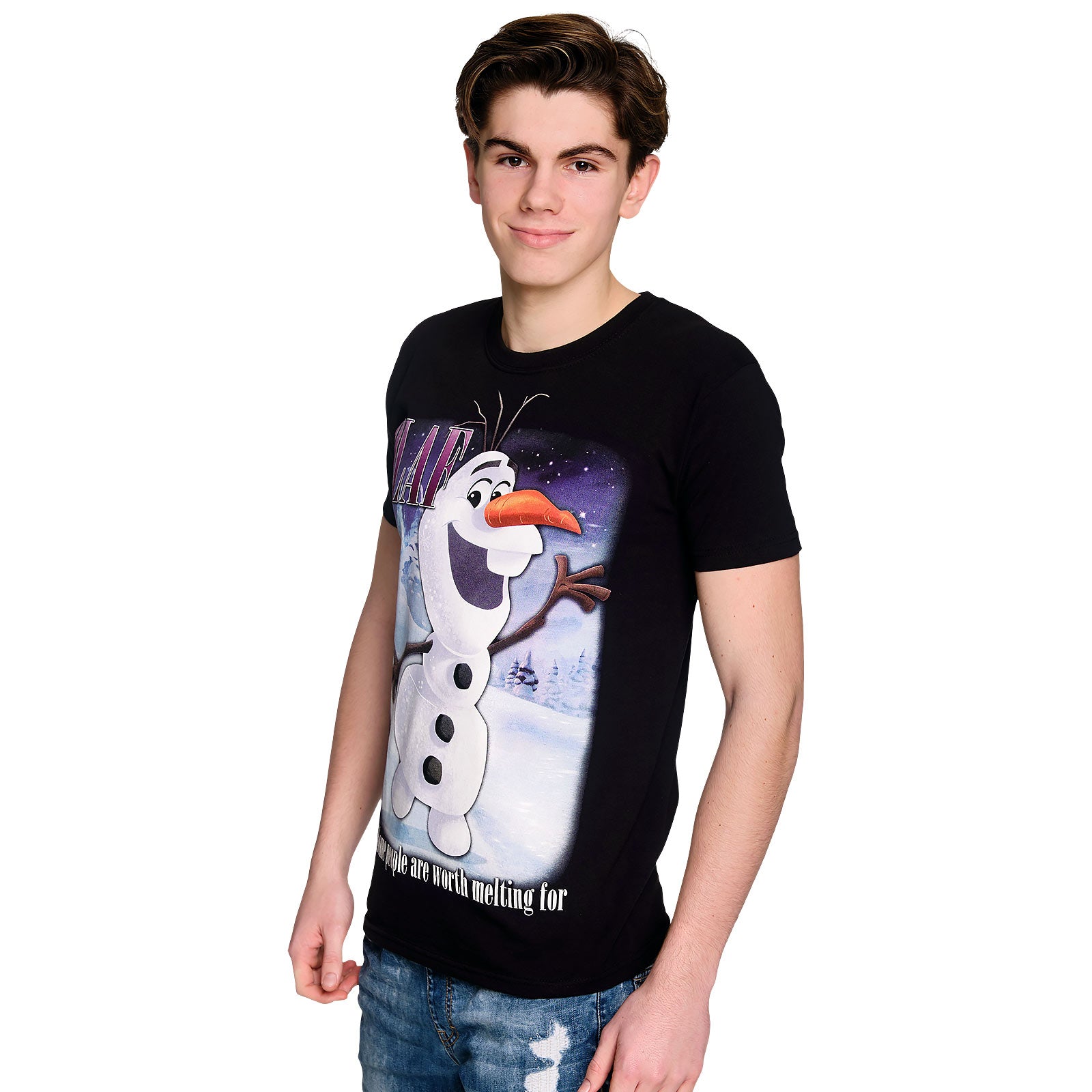 Produktbild Frozen - Olaf Worth Melting For T-shirt svart