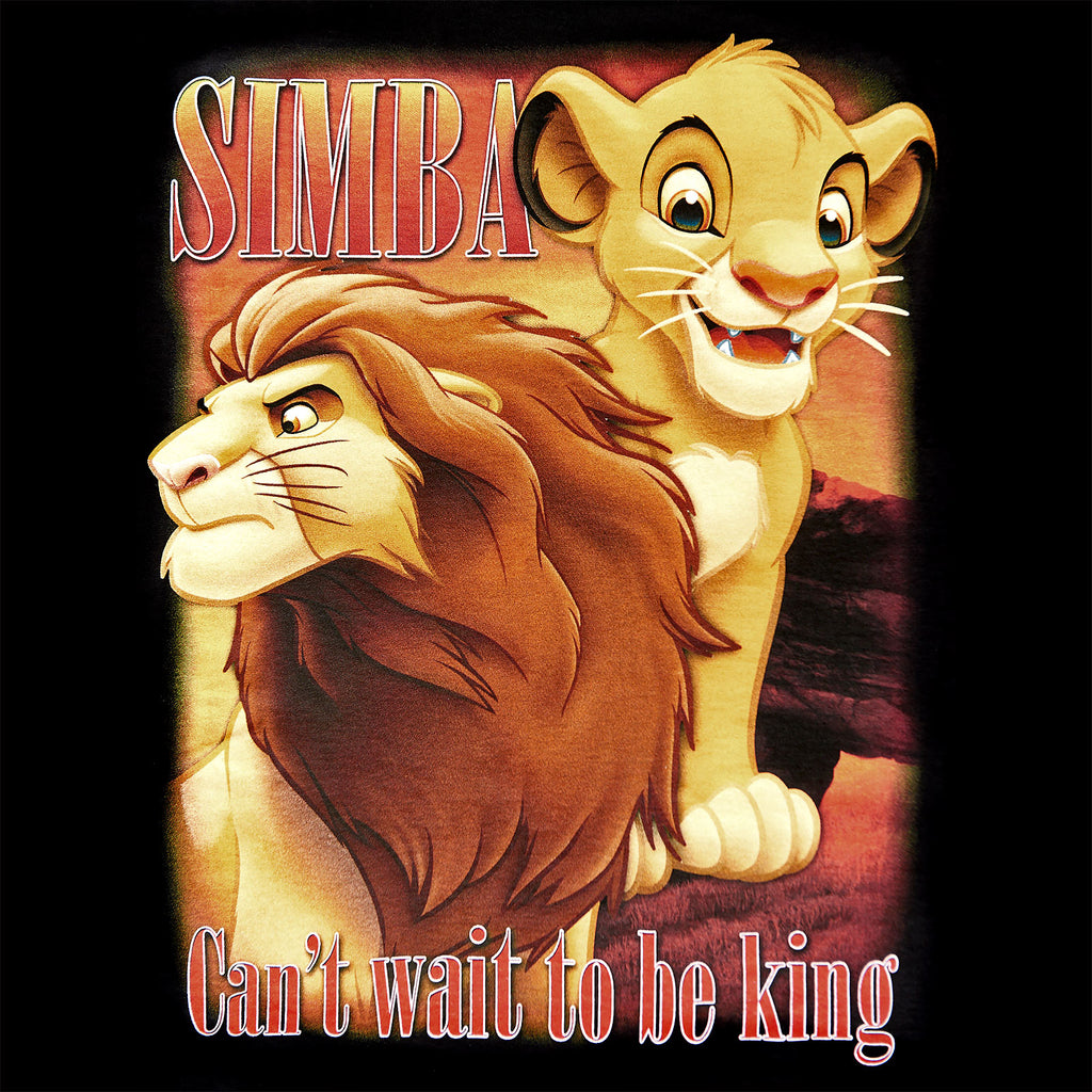 Produktbild Lejonkungen - Simba Next King T-shirt svart