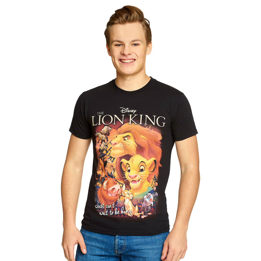 Produktbild Lejonkungen - Poster T-shirt svart
