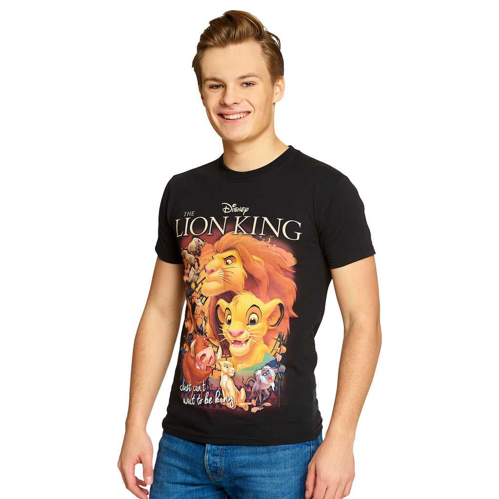 Produktbild Lejonkungen - Poster T-shirt svart