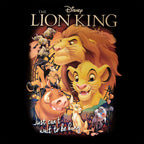 Produktbild Lejonkungen - Poster T-shirt svart