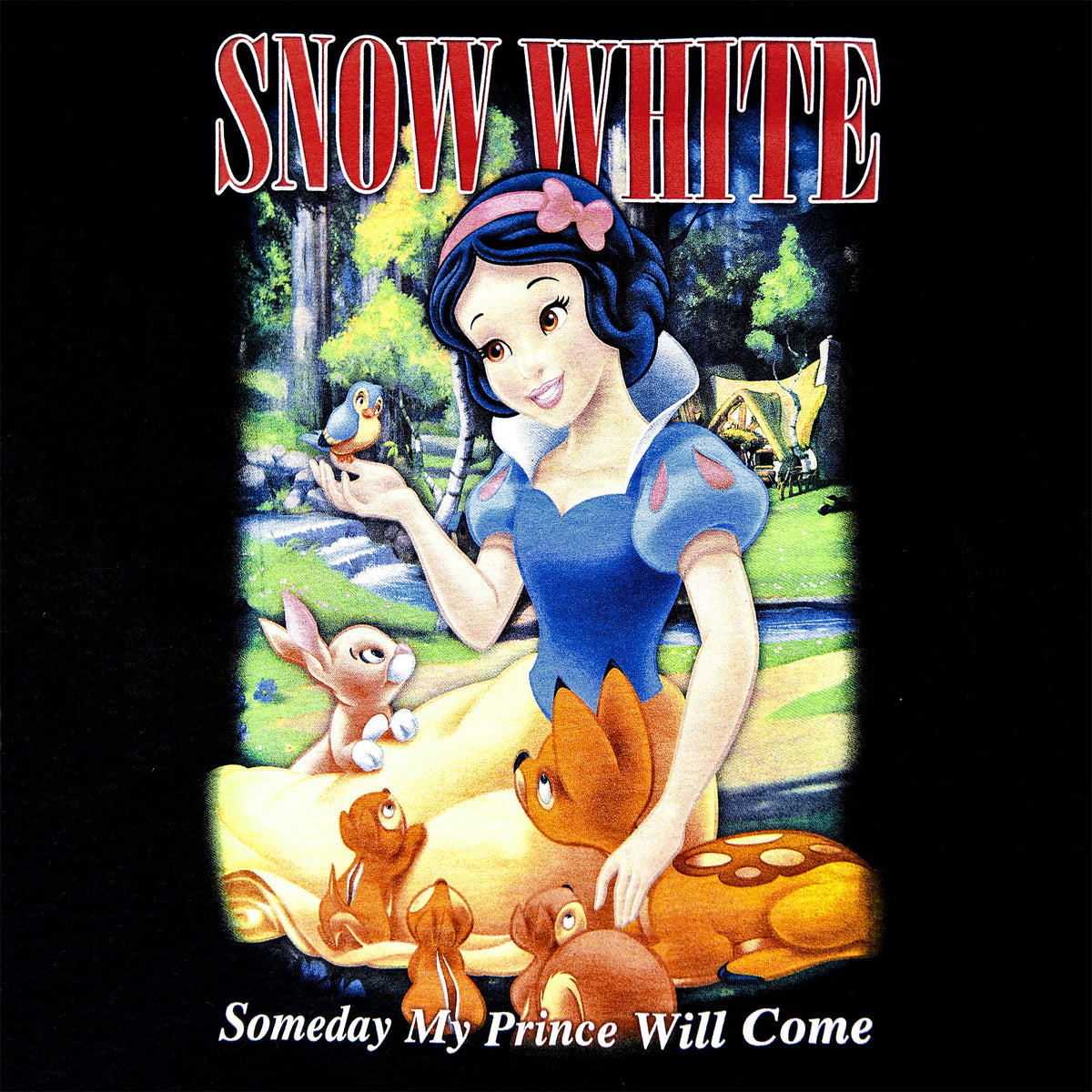 Produktbild Snövit - My Prince Will Come T-shirt dam svart