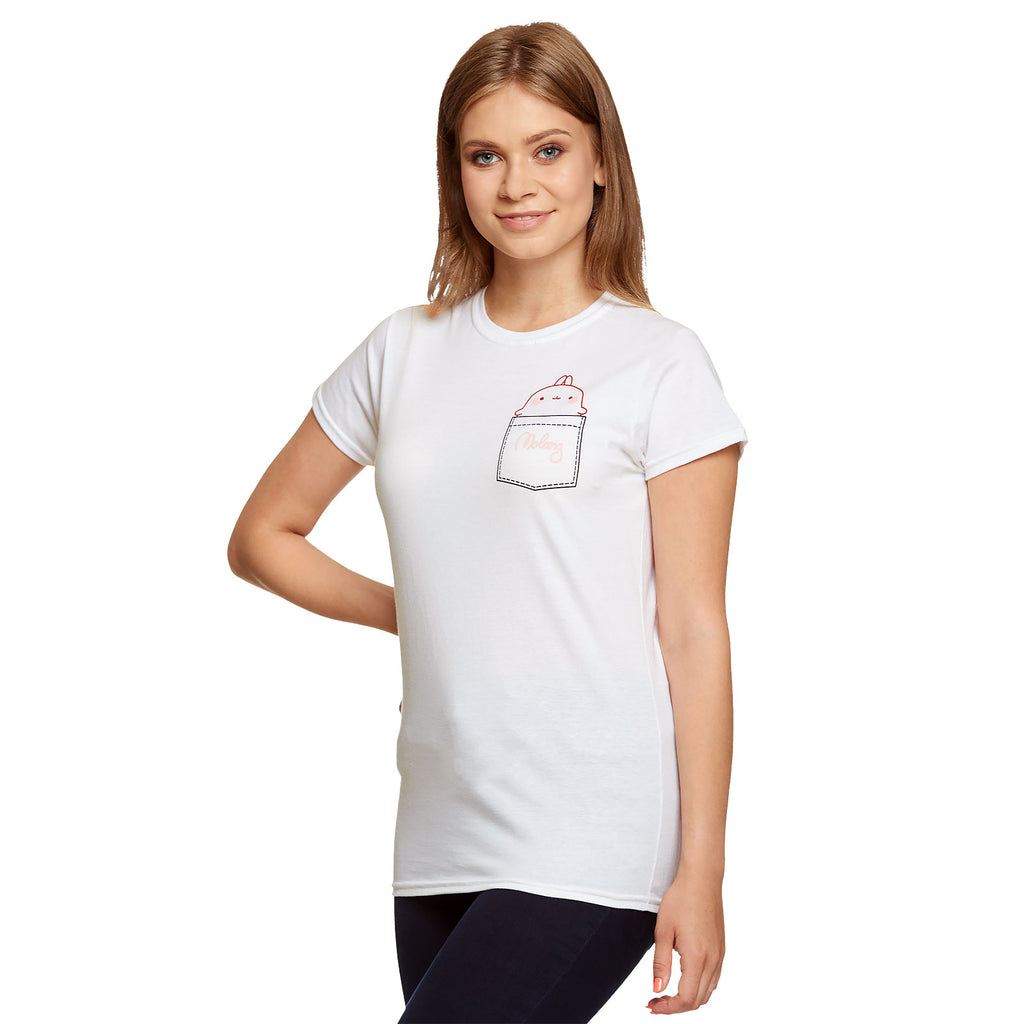 Produktbild Molang - Fick-T-shirt dam vit