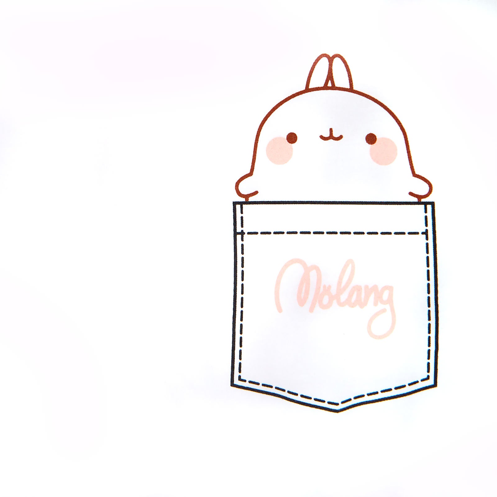 Produktbild Molang - Fick-T-shirt dam vit