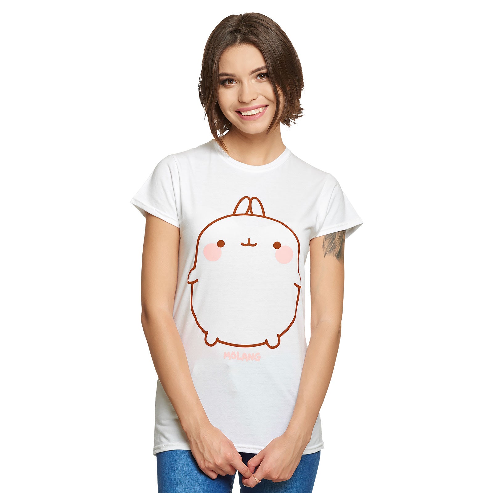 Produktbild Molang - Smile T-Shirt dam vit