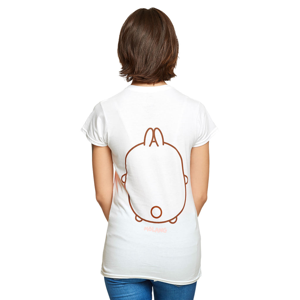 Produktbild Molang - Smile T-Shirt dam vit